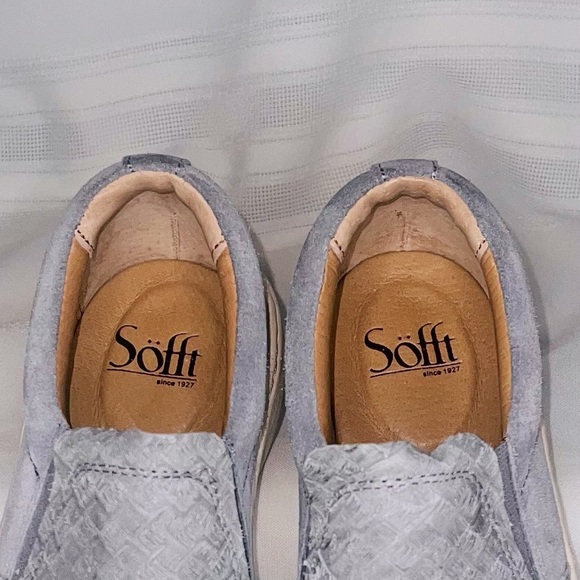 Sofft Slip-On Platform Sneakers Casual Flats Sz 6 EUC Gray - Picture 7 of 14